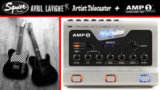 Video thumbnail for Avril Lavigne Artist Series Squier Telecaster (2007) and BluGuitar Amp1, what a sound! by Dunsys Guitar World