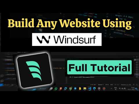 How I Built a Complete Website with Windsurf AI — Step-by-Step Tutorial