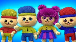 Download lagu Knitted Cha-Cha, Chicky, Lya-Lya & Boom-Boom Toys | D Billions Kids Songs mp3