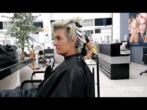 Elzet does highlights with pixie cut on thick hair