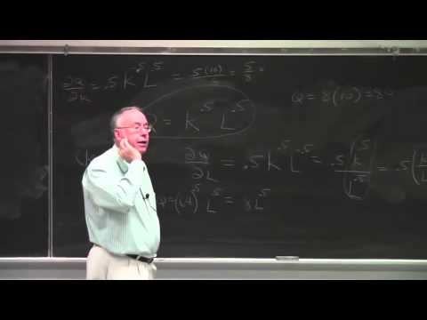 Lesson 23-3 Marginal Product of Capital in the Cobb Douglas Production Function