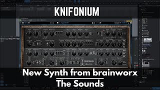 Video thumbnail for Knifonium | New Synth from brainworx | The Sounds by Green Light Sound