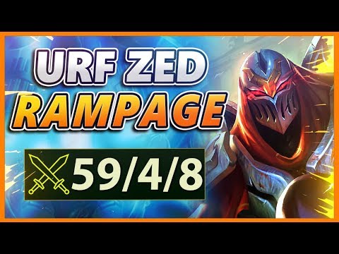 MY BEST ZED GAME OF ALL TIME (PERSON ZED KILL RECORD) - BunnyFuFuu URF
