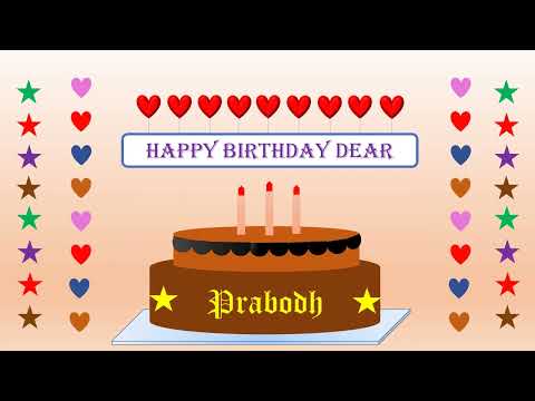 Happy Birthday Prabodh