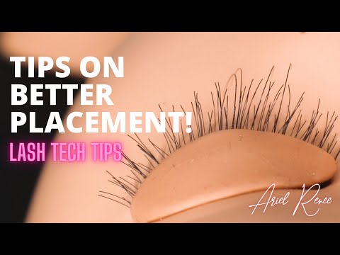 PLACEMENT & DIRECTION | EYELASH EXTENSIONS 101 | LASH TECH TIPS | BEGINNER LASH TIPS