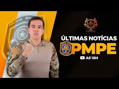CONCURSO PMPE - ÚLTIMAS NOTÍCIAS - LIVE IGTV