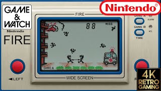 Fire Nintendo Game & Watch 4k Gameplay