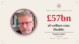 Damian Pudner on UK Live discussing welfare cuts, the £3tn debt and gilts