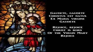 Gaudete, Christus est natus - Christmas Carol (with lyrics)