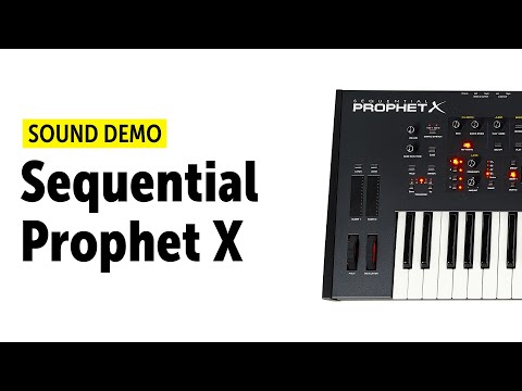 DSI Prophet X Sound Demo (no talking)