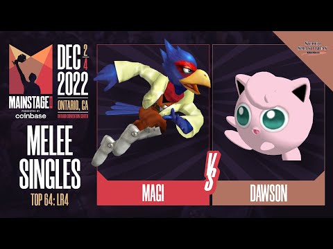 Magi (Falco) vs Dawson (Jigglypuff) - Melee Top 64 Losers Round 4  - Mainstage 2022