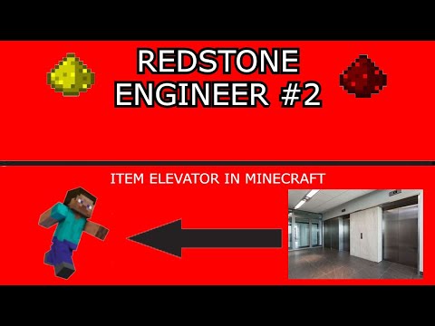 Redstone Engineer #2 | Item Elevator in Minecraft #Shorts