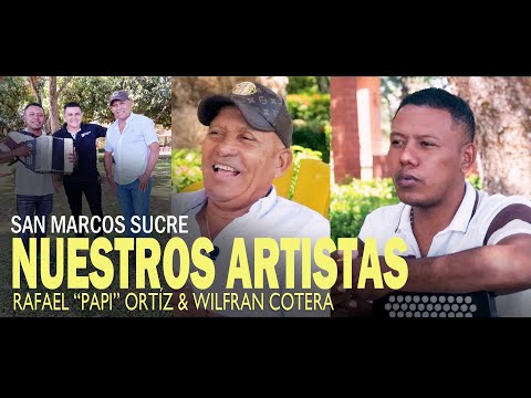 Visitando a nuestros artistas de SAN MARCOS SUCRE "El Papi" Ortíz y Wilfran Cotera