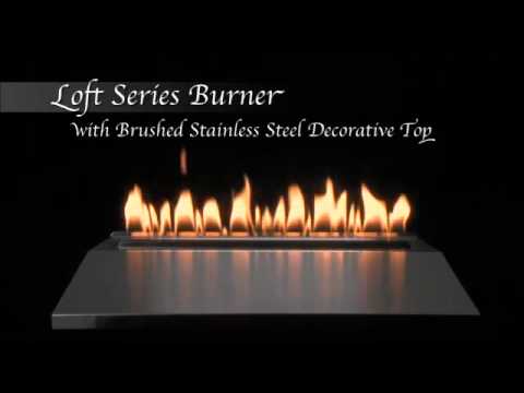 Loft Series Burner with Stainless Steel Decorative Top by Empire Comfort Systems