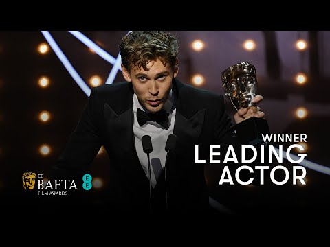 Thumbnail of the video: Austin Butler Wins Leading Actor | EE BAFTAs 2023