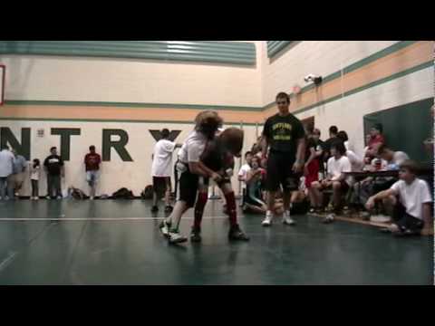 Bub throws a cross face, and wins on points