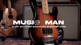 Video thumbnail for Music Man Cliff Williams Stingray Bass Demo by Eddie's Guitars