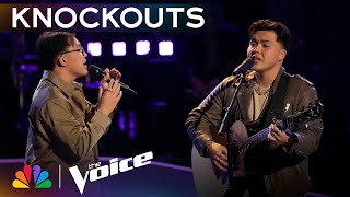 Justin & Jeremy Garcia Are the Ultimate DYNAMIC Duo on You Are the Reason | The Voice Knockouts