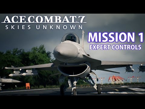 Ace Combat 7 Playthrough | Mission 1 | Charge Assault (Expert Controls)