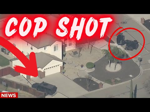 STANDOFF: City on LOCKDOWN, Armed Suspect SHOOTS COP! Barricaded — Oakley California