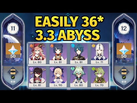 How to Easily Beat Spiral Abyss 3.3 with F2P & 4 Star Only - Tips, Strategy, Guide (Genshin Impact)