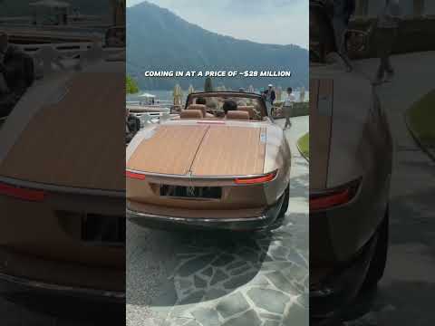 $28 million⁉️ The insanity of the Rolls Royce Boat tail