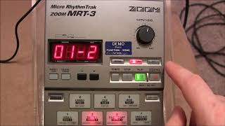 Video thumbnail for Zoom MRT-3 Drum Machine Tutorial by stevekonbass