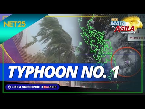 Bagyong Aghon: warning signal sa 12 lalawigan Mata Ng Agila Primetime