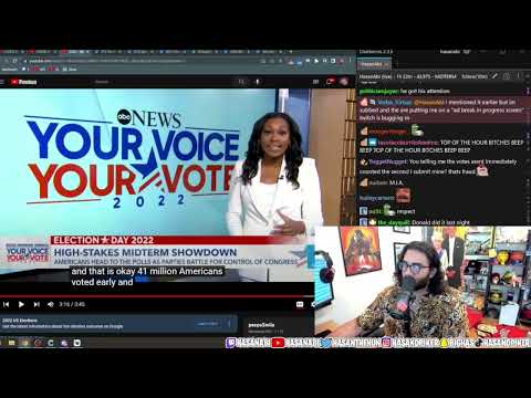 Hasan Reacts to the Midterms   Election Coverage 2022