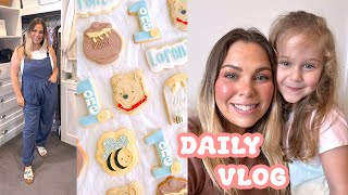 Daily vlog - packing cookies, lunchboxes and filming mum vlog