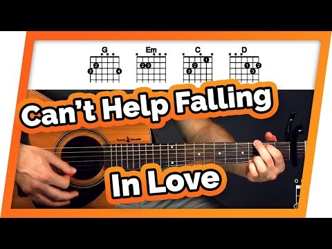 Can 39 t help falling in love with you guitar tutorial elvis presley easy chords guitar lesson