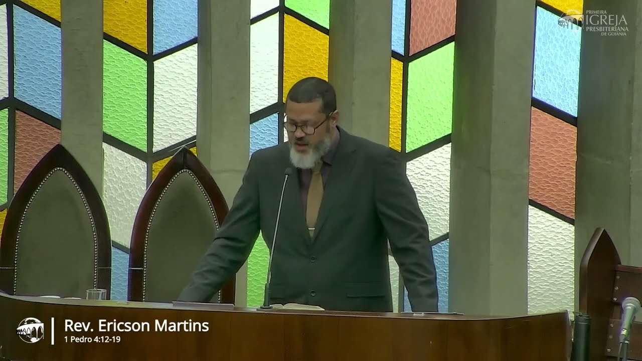 O glorioso sofrimento do cristão (1 Pedro 4:12-19) | Rev. Ericson Martins