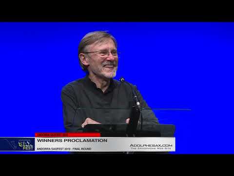 Andorra SaxFest 2019 - Closing Gala Ceremony & Awards