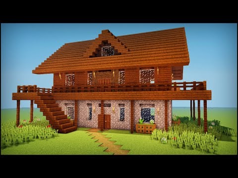 Smithers Boss - Minecraft: How to build a dark oak wooden house