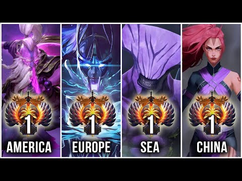 TOP-1 rank of every region - BEST in Dota 2