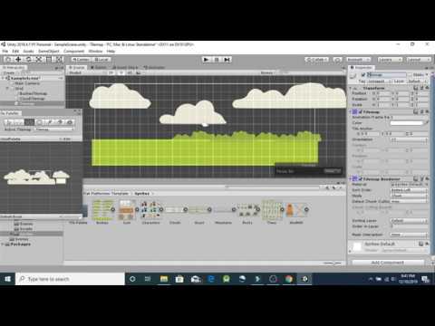 Tilemap And Tile Palette | Unity for Beginners | Ep: 04 | Making a sample Scene | Slicing the Sprite