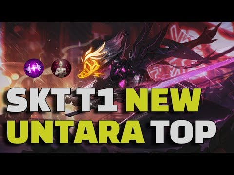 SKT T1 New Toplaner Untara - SKT T1 Untara tp Faker Playing Fiora Top Pro Replay