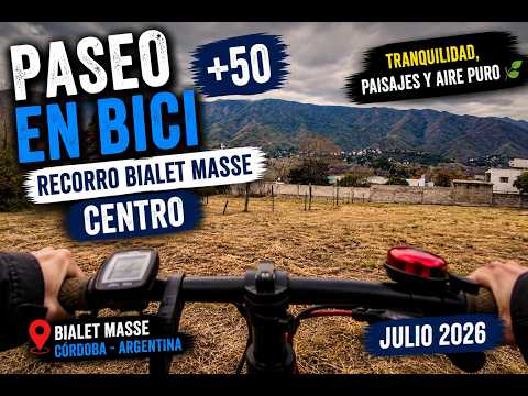 Córdoba en bici +50 Bialet Masse, autovia Punilla, Villa Gessel, Plaza San Martín