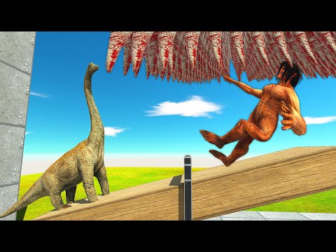 CATAPULTING MONSTERS INTO BONE SPIKES - Animal Revolt Battle Simulator