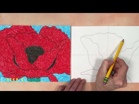 How to Draw like Georgia O'Keeffe