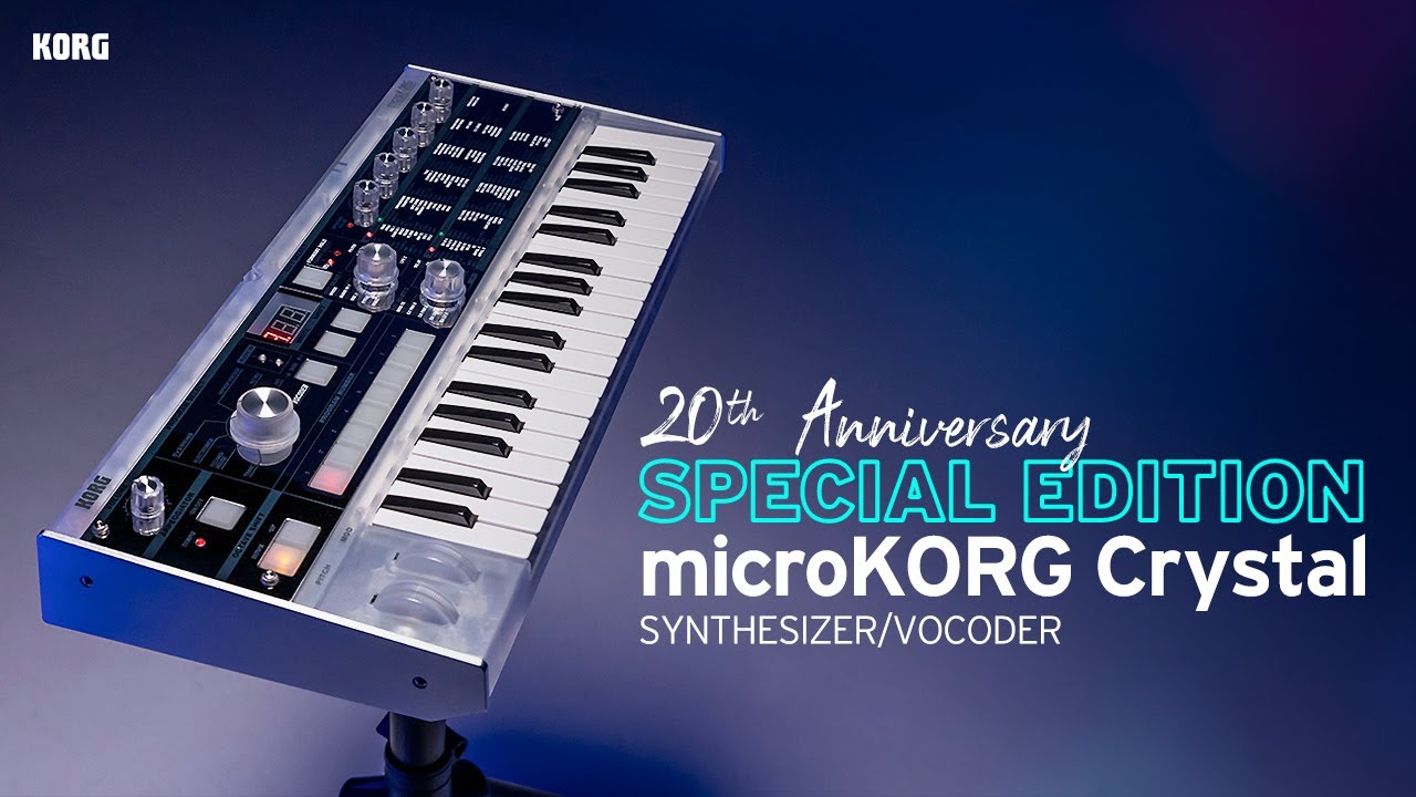 Korg microKORG Portable Synthesizer - Crystal Edition (Limited)