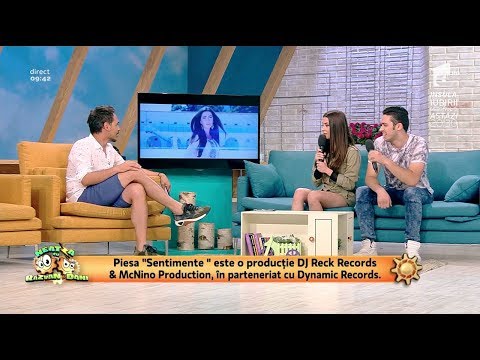Laura Toc & DJ RECK cu Sentimente la Neatza cu Razvan si Dani @ Antena 1