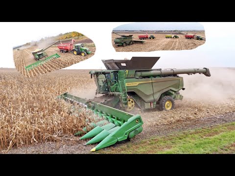 Nový John Deere X9 1100 & John Deere S7 900 |XXL Sklizeň Kukuřice na Zrno 2025 |Agroservis Višňové