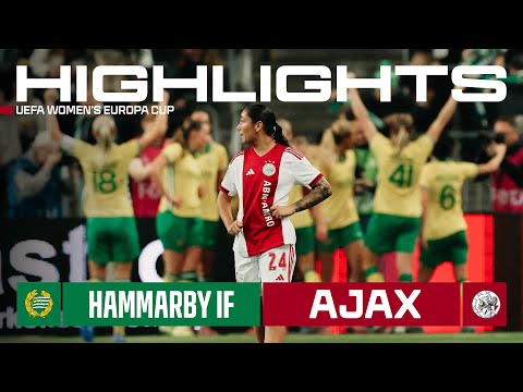 Highlights Hammarby IF - Ajax Vrouwen  | UEFA Women's Europa Cup
