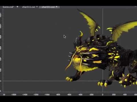 코코스 스튜디오(cocos studio animation tool) monster(boss)bone animation