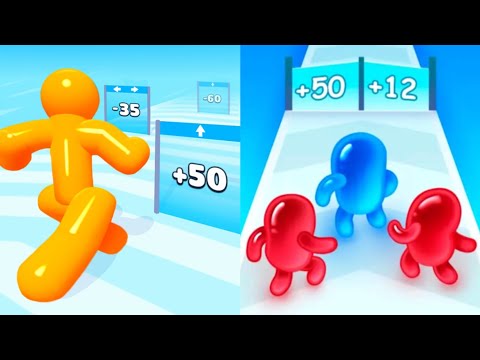 Tall Man Run VS Join Blob Clash 3D Max All Levels Gameplay Android,iOS NEW UPDATE