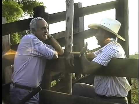 Globo Rural de 1992 , Repórter José Hamilton Ribeiro com a reportagem "Escola de Rodeio em Touros"