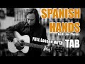 Kelly Joe Phelps Guitar Lesson Spanish Hands WITH TABS!