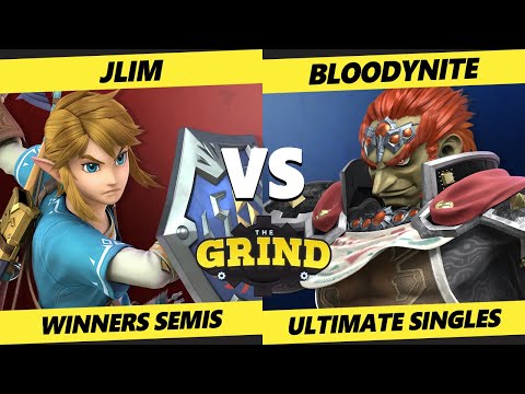 The Grind 125 Onine Winners Semis - JLim (Link) Vs. Bloodynite (Ganondorf) Smash Ultimate - SSBU