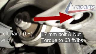 How to replace Lower Control Arm (LCA) Bushings in a 2006-2012 Lexus IS350/IS250 W/ Torque Specs